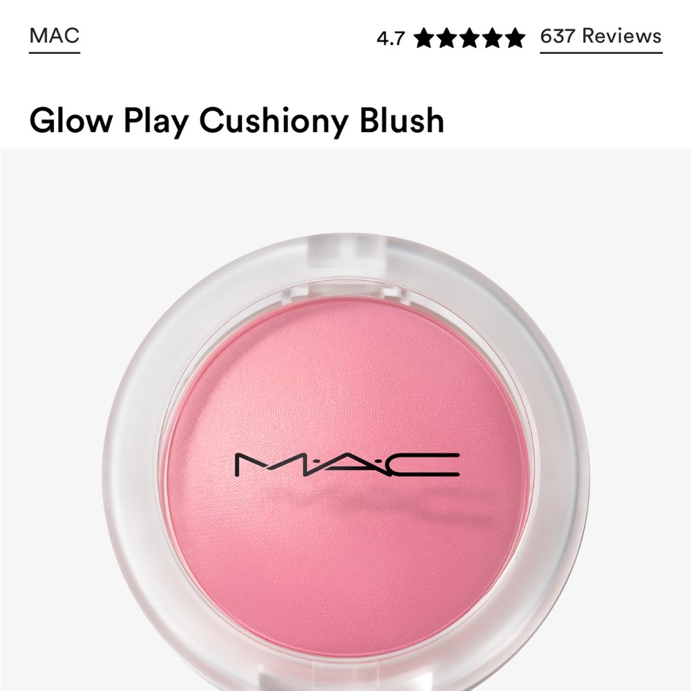 **FLASH SALE** Bundle MAC Cosmetics Totally Synched Glow Play Blush & Omega Eye - Picture 2 of 7